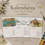Read more about the article Ilustracje do kalendarza Italyolo 2024 „Jadę do Włoch”