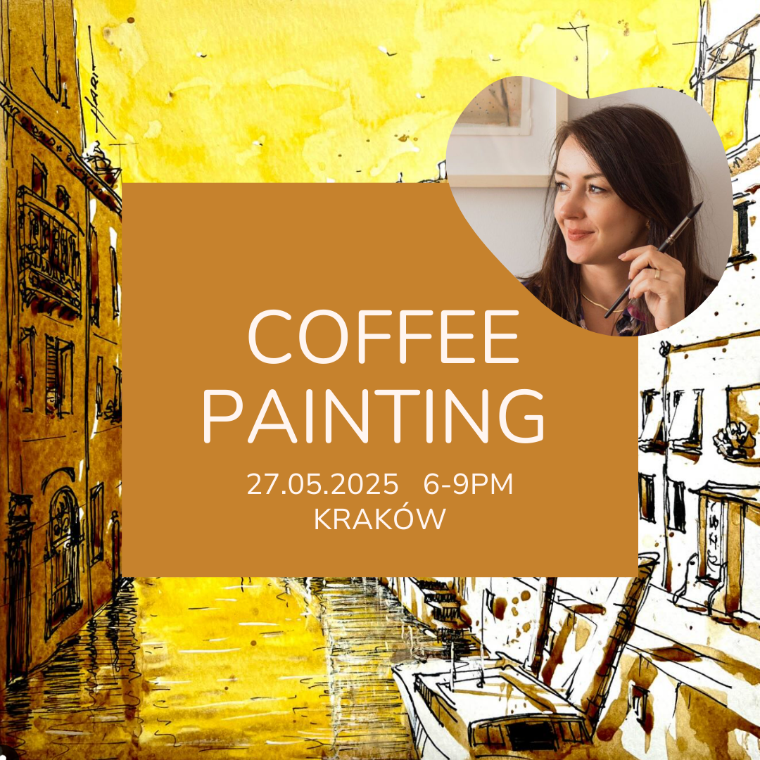 Warsztaty malowania kawą | Coffee painting Kraków
