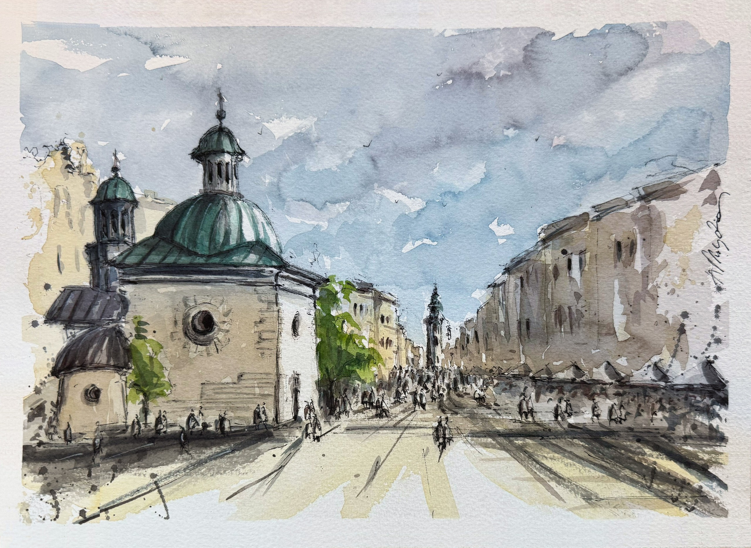 Kurs Semestralny Akwareli Kraków: Adesso Color Club (średniozaawansowany) - obrazek 15