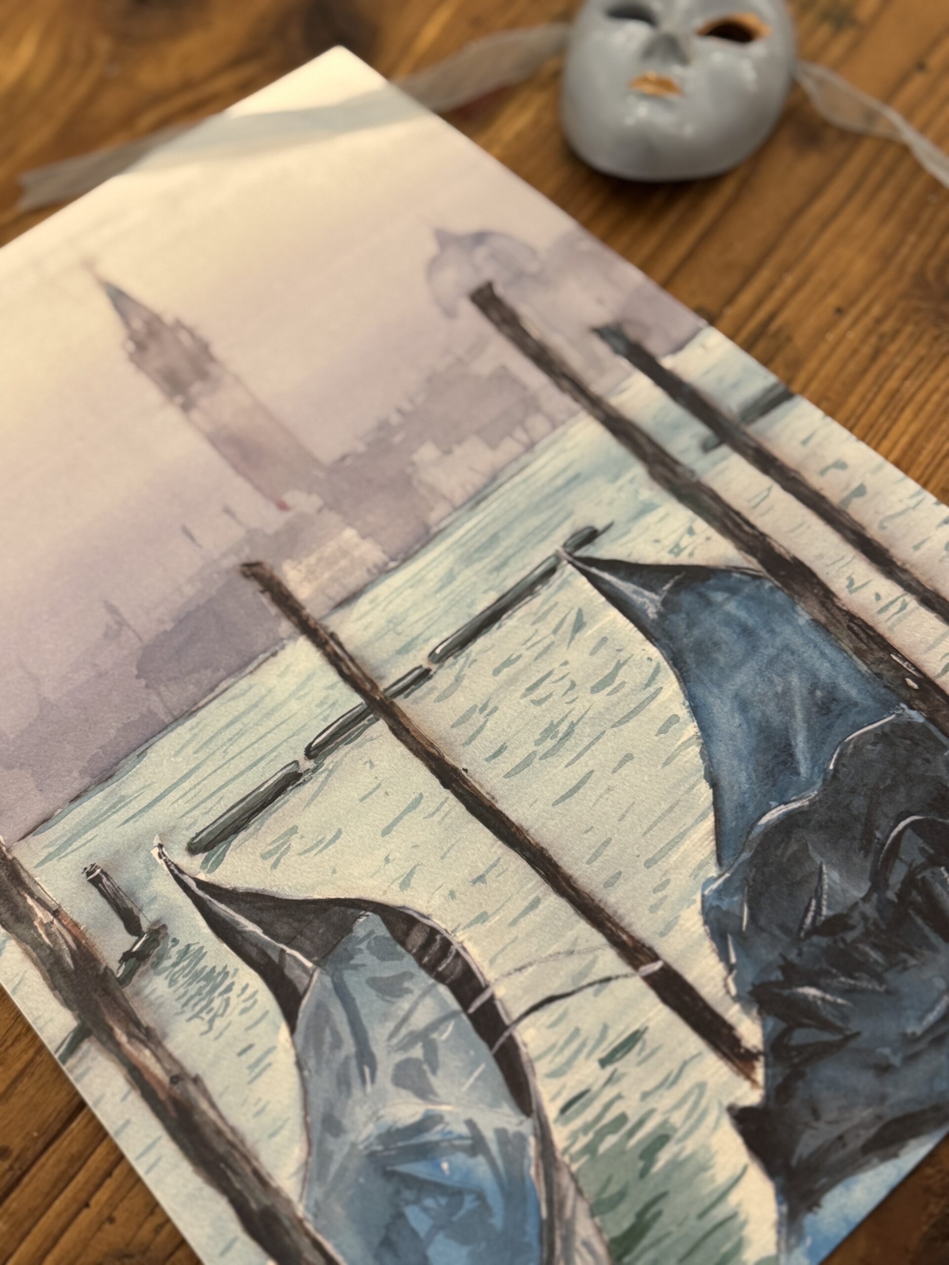 Oryginał obrazu "Poranek w Wenecji" - obrazek 4