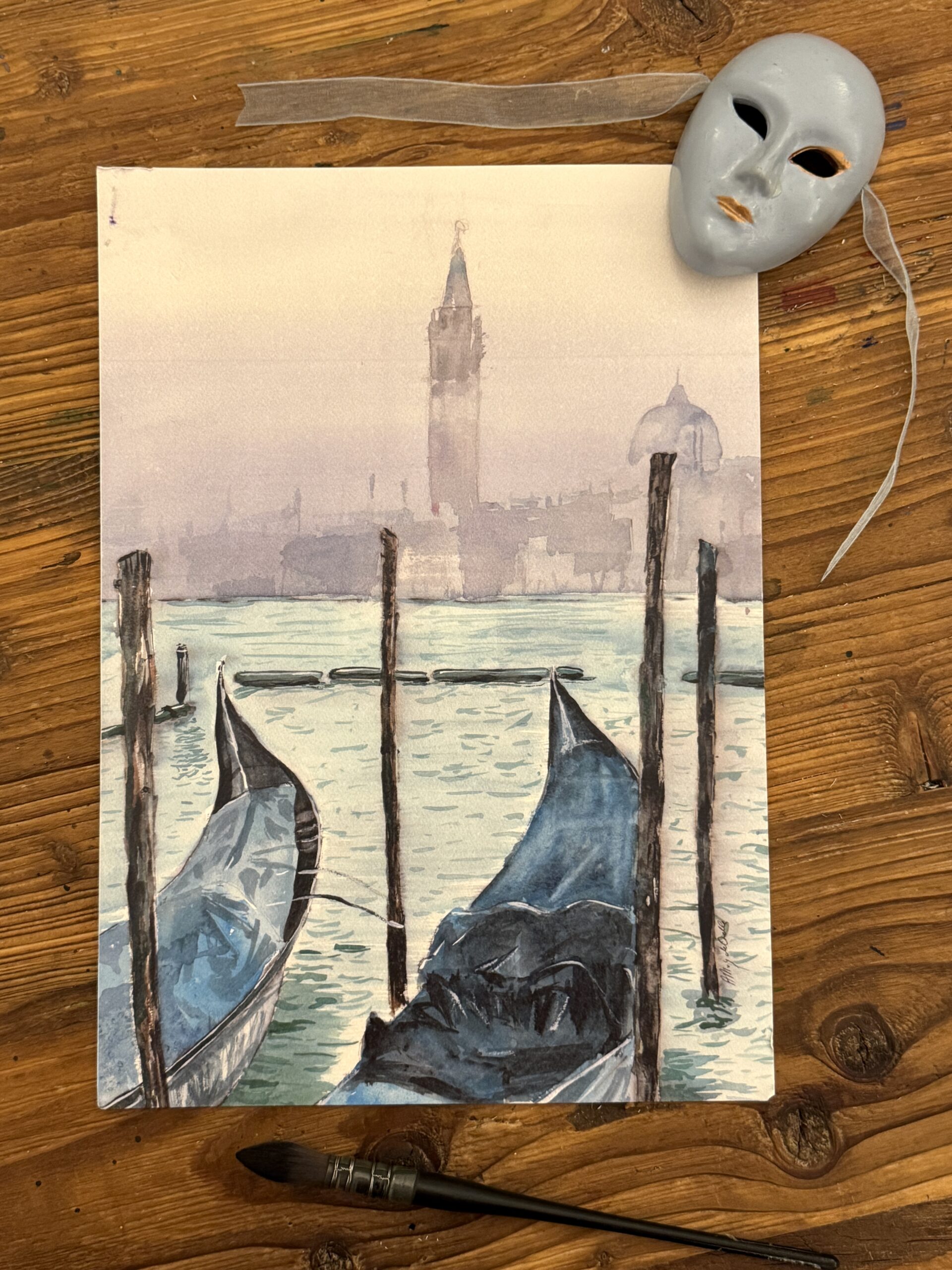 Poranek w Wenecji obraz