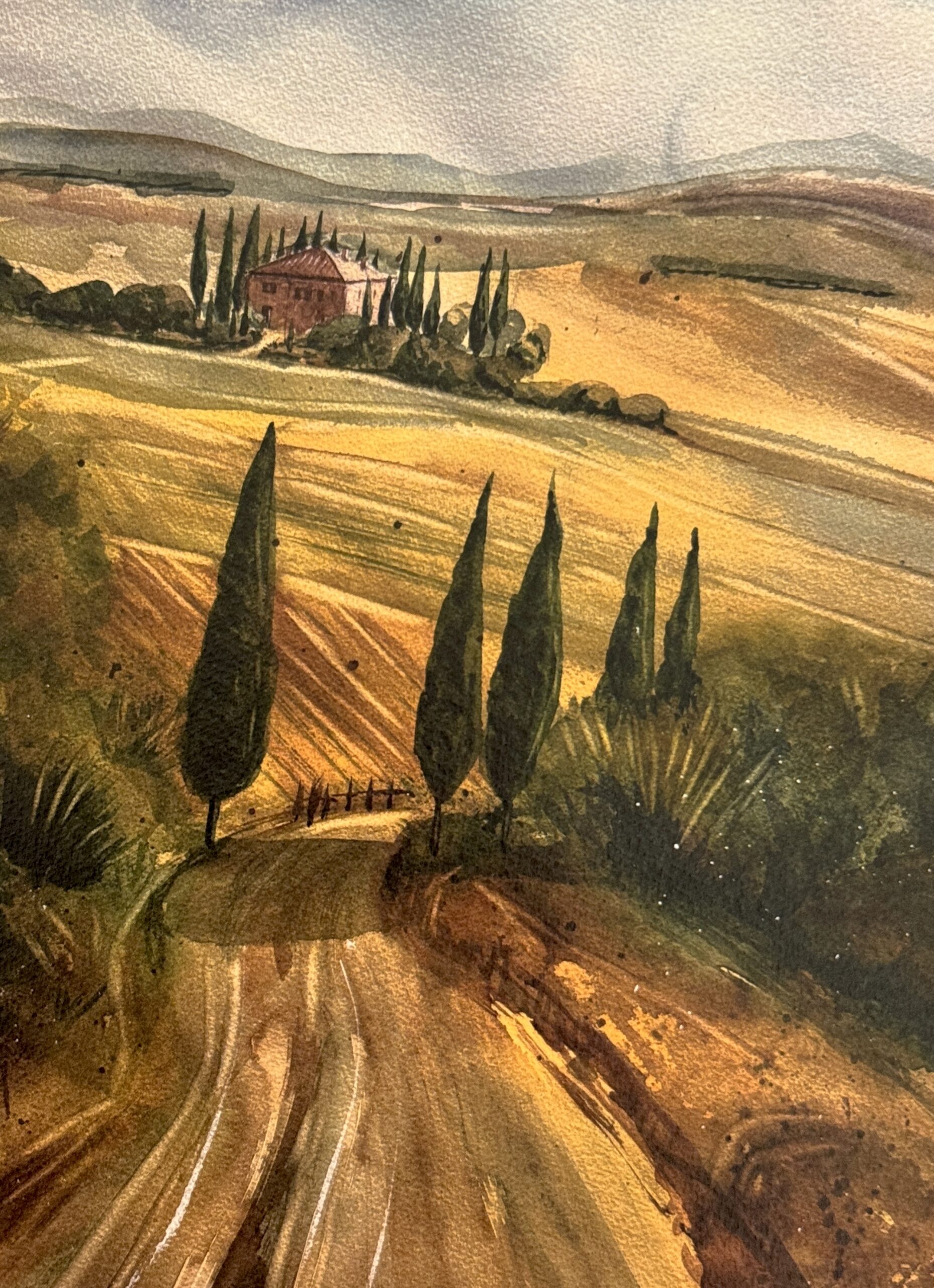 Oryginał obrazu "Toskańska droga" - obrazek 2