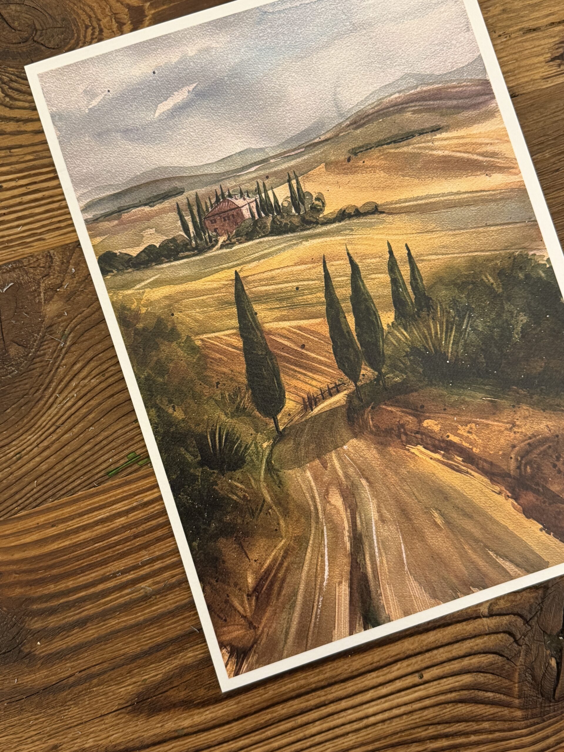 Toskanska droga obraz 2