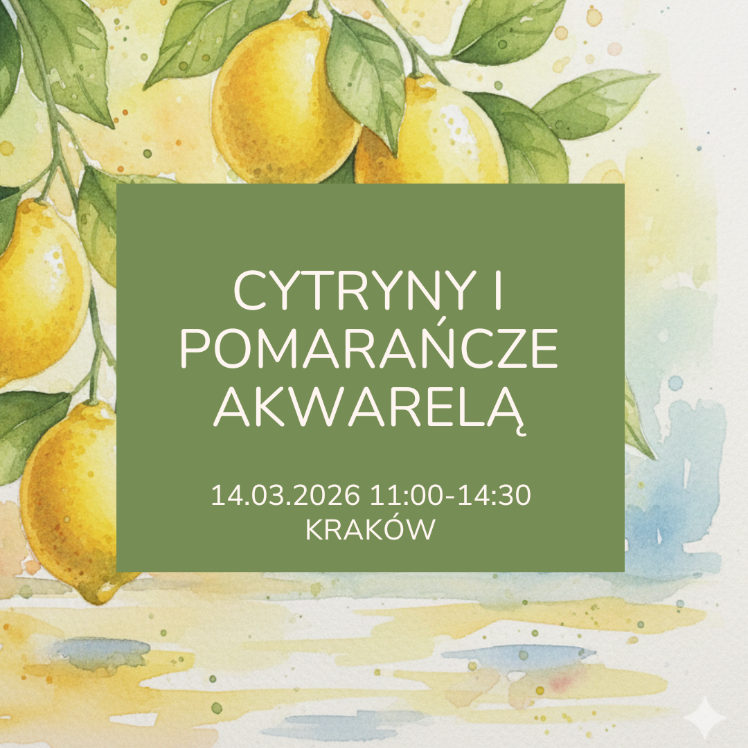 cytryny i pomarańcze akwarelowe