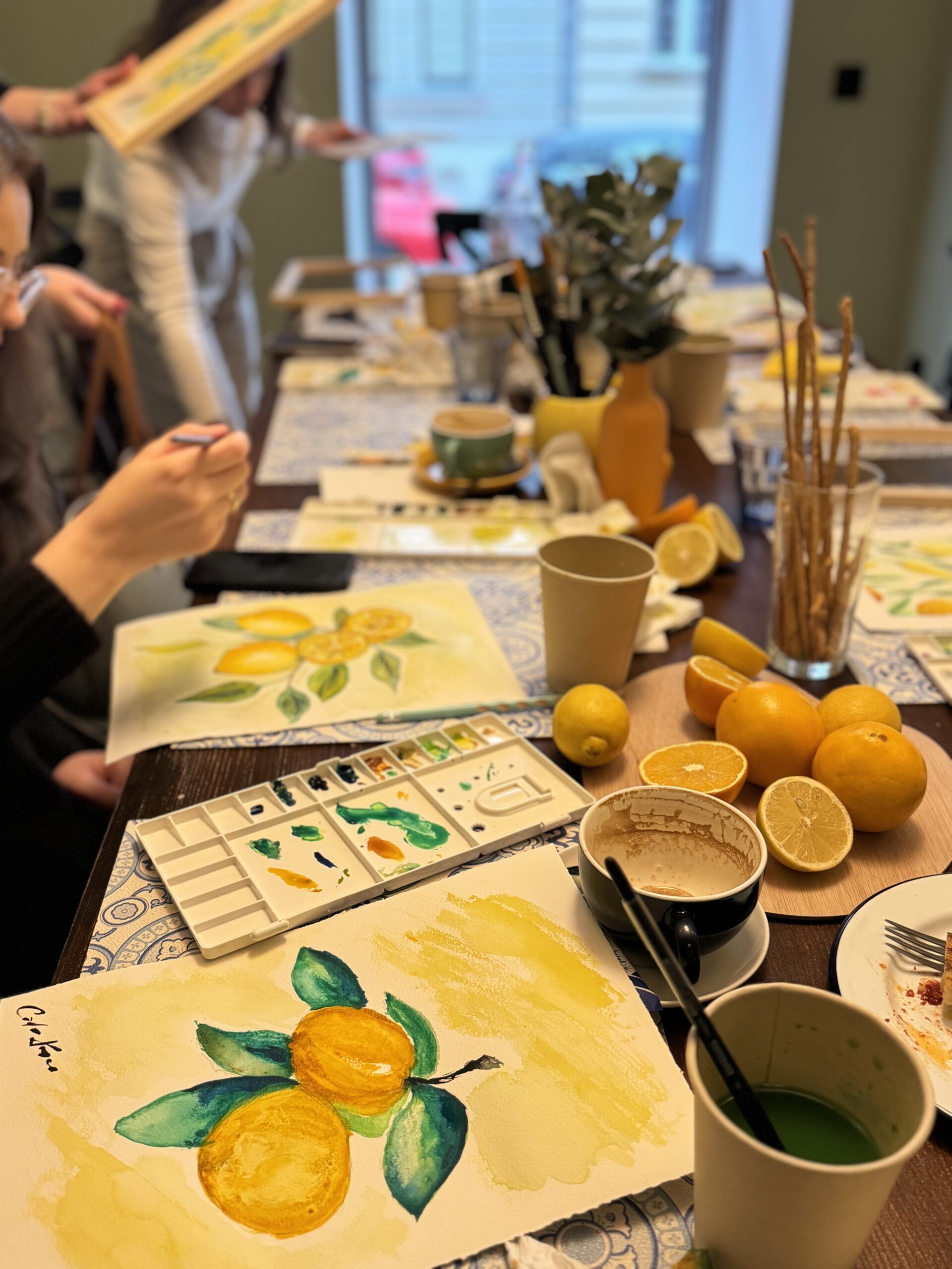 Warsztaty malowania: Cytryny i pomarańcze | Kraków 14.03.2026 - obrazek 3