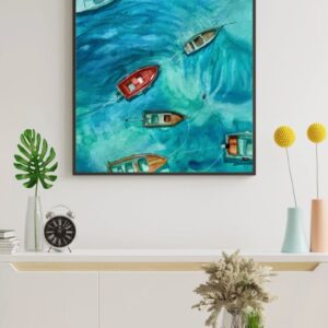 Print obrazu „The boats”