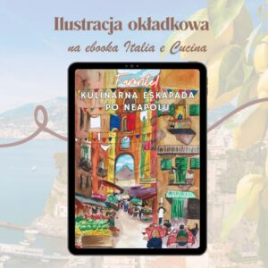 ilustracja okladkowa neapol akwarela