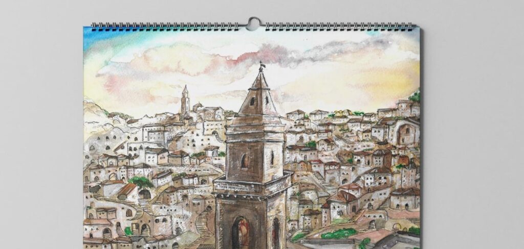 italyolo kalendarz 2024 aga moleda akwarele