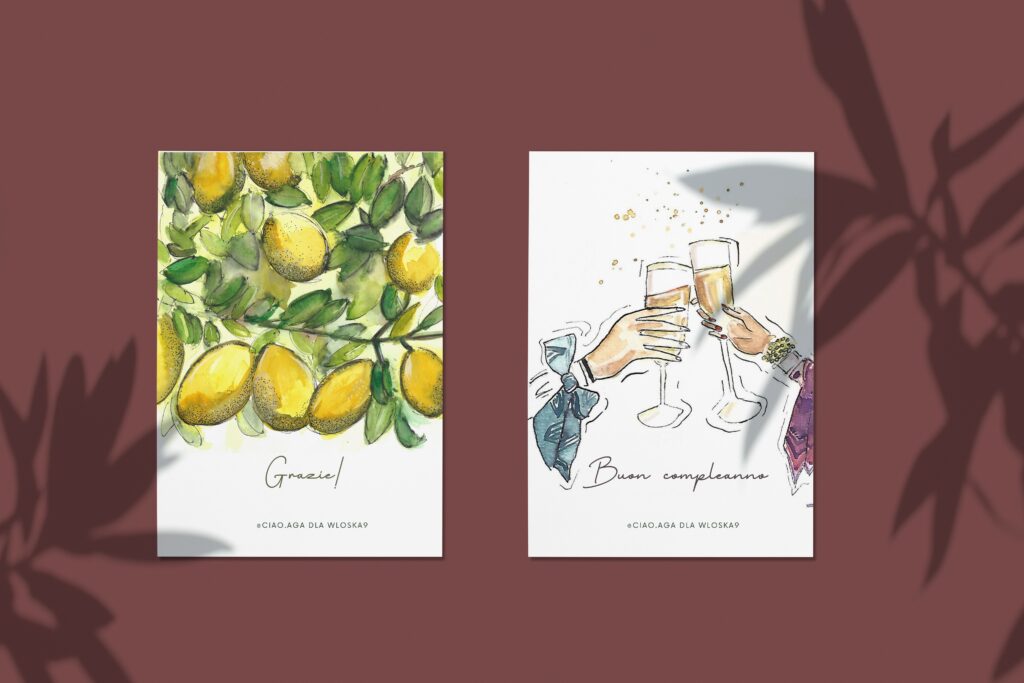 karteczki ciao.aga włoskie motywy wloska91