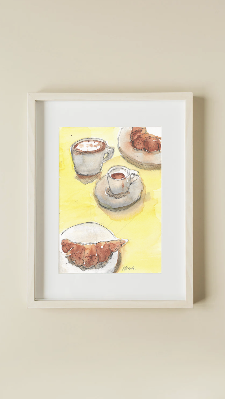 un caffe per favore print