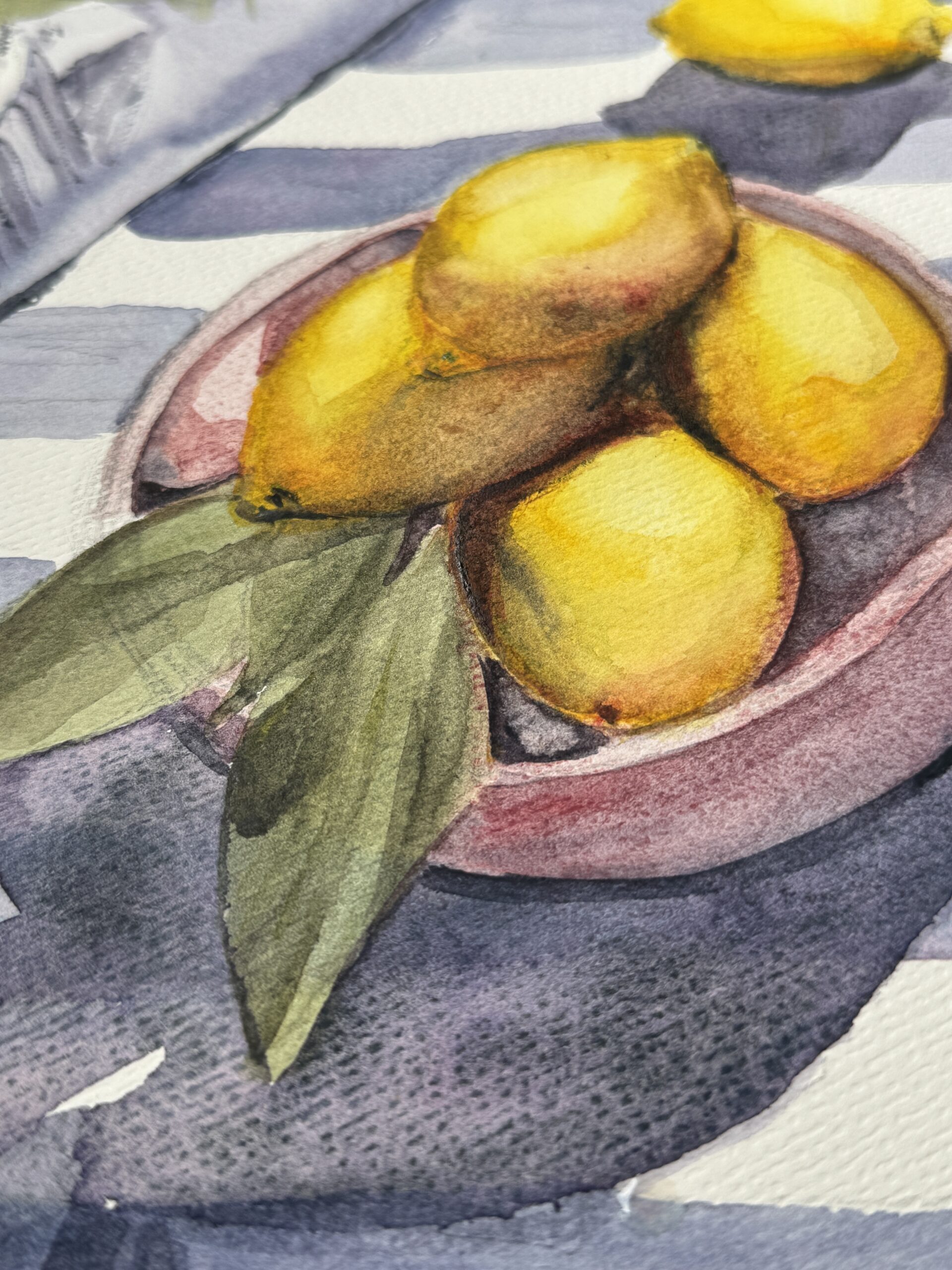 obraz cytryny akwarela2