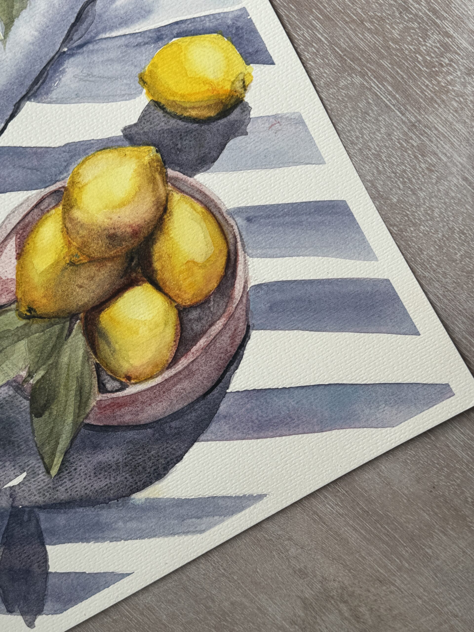 obraz cytryny akwarela2