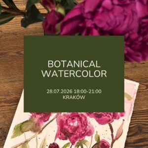 Warsztaty: Botanical watercolor 28.07.2026 Kraków