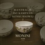 Read more about the article Autorskie ilustracje do kampanii konkursowej marki Monini i limitowanej kolekcji ceramiki