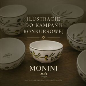 Monini ilustracje akwarelowe